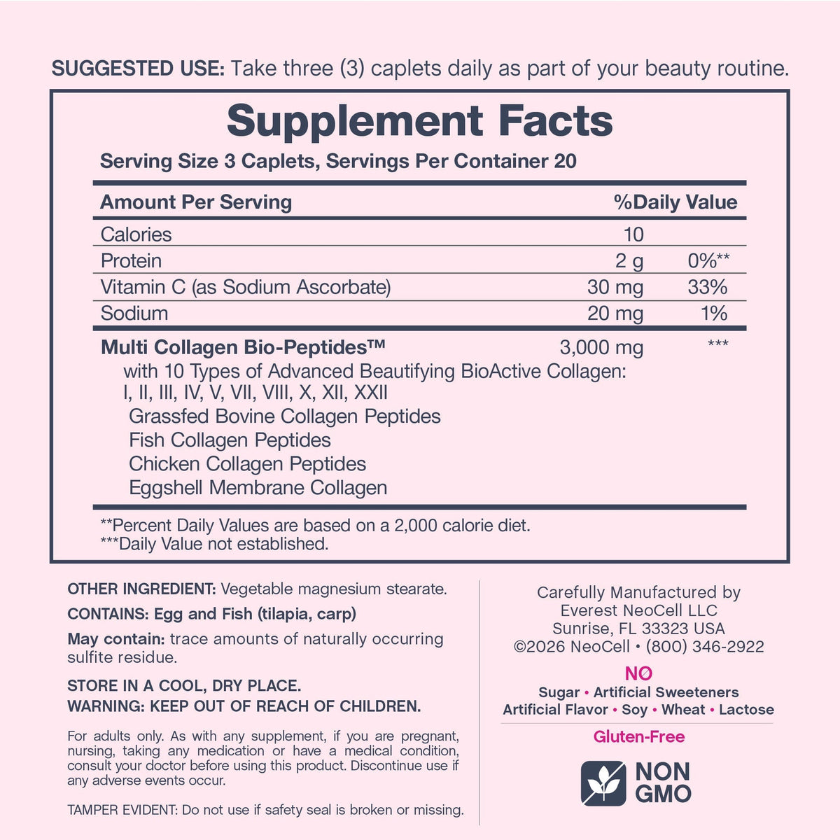 Multi Collagen Advanced, 60 Caplets