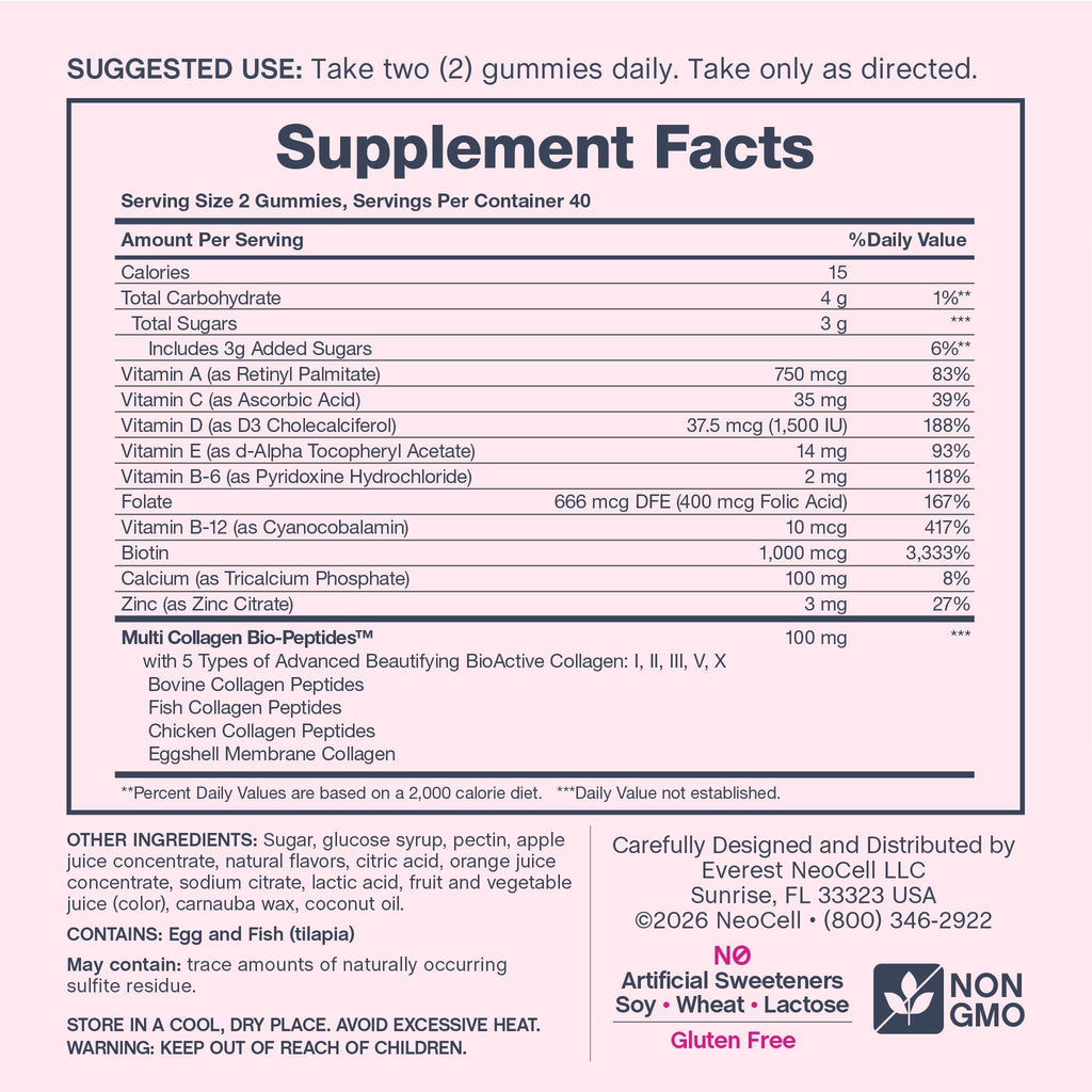Women's Multi Gummies Advanced Berry-licious Beauty Flavor, 80 Tasty Gummies