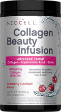 Collagen Beauty Infusion with Hyaluronic Acid + Biotin Cranberry Cocktail Flavor, 9.1 oz (258 g) Powder
