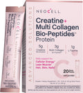 Creatine + Multi Collagen Bio Peptides Protein, 20 Stick Packs