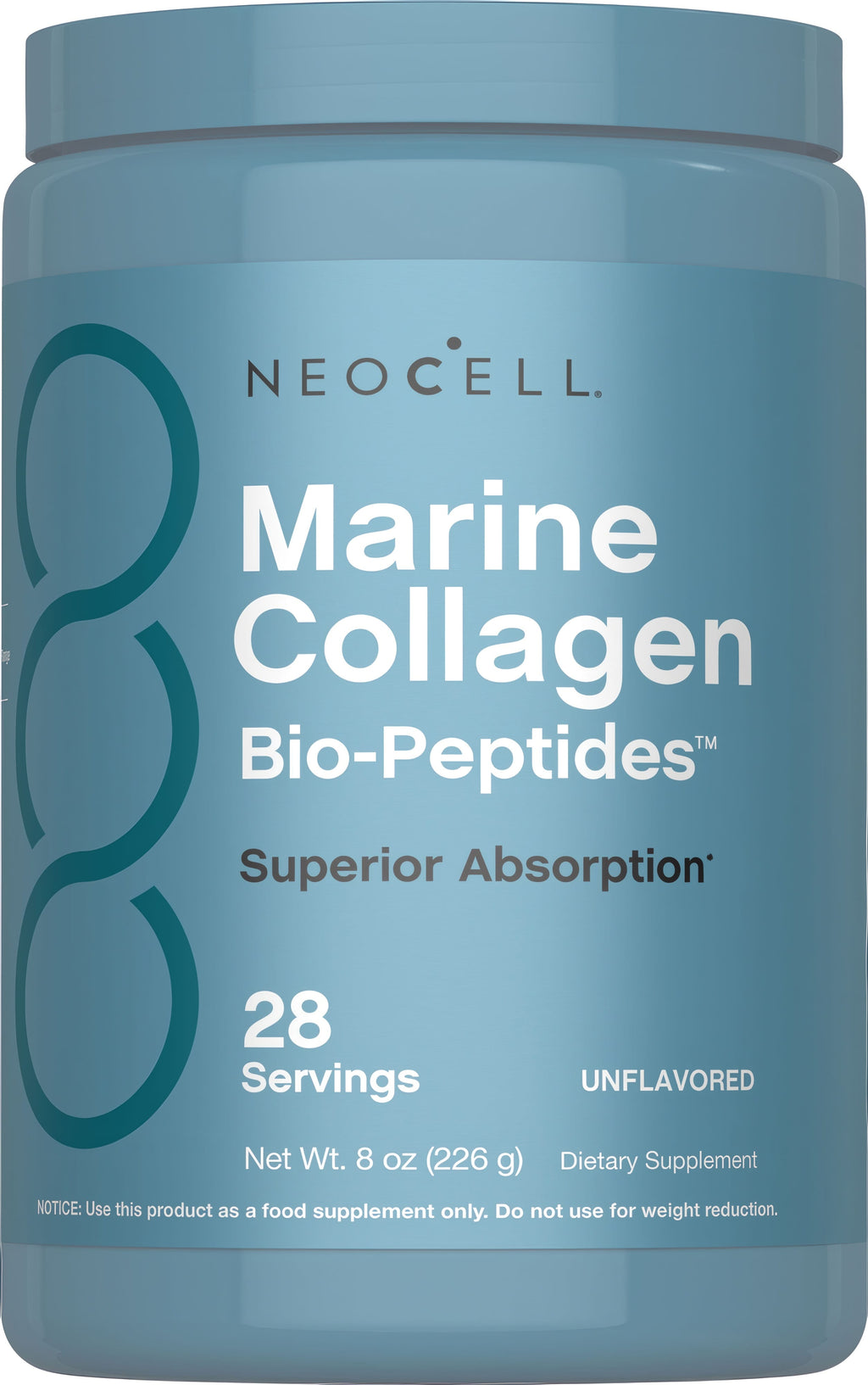Marine Collagen Bio-Peptides, 8 oz (226 g) Powder